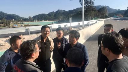 省交通廳副廳長陳躍赴廣那高速調研