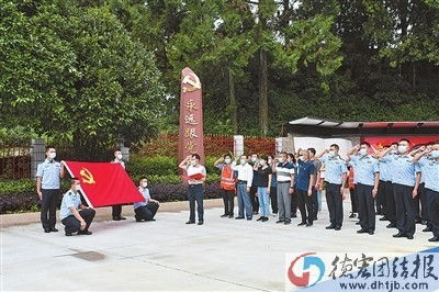 木康邊檢站聯合州公路局開展主題黨日活動 共筑邊境安全防線